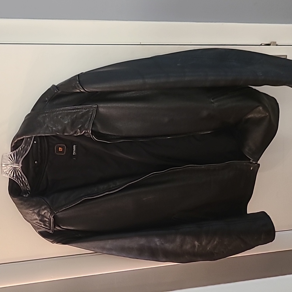 Men's leather jacket - Picture 2 of 5